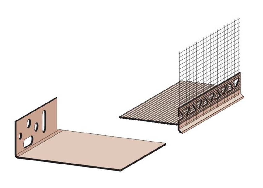 Das PAVACASA Sockelprofil-System Kunststoff wird für den unteren Sockelabschluss mit reduzierter Wärmebrücke eingesetzt. (Grafik: PAVATEX SA)