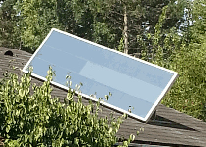 SolarVenti SV30 Luft-Solarkollektor (Foto: Holger Steffen - Soluko Solare Luftkollektoren / www.soluko.de)