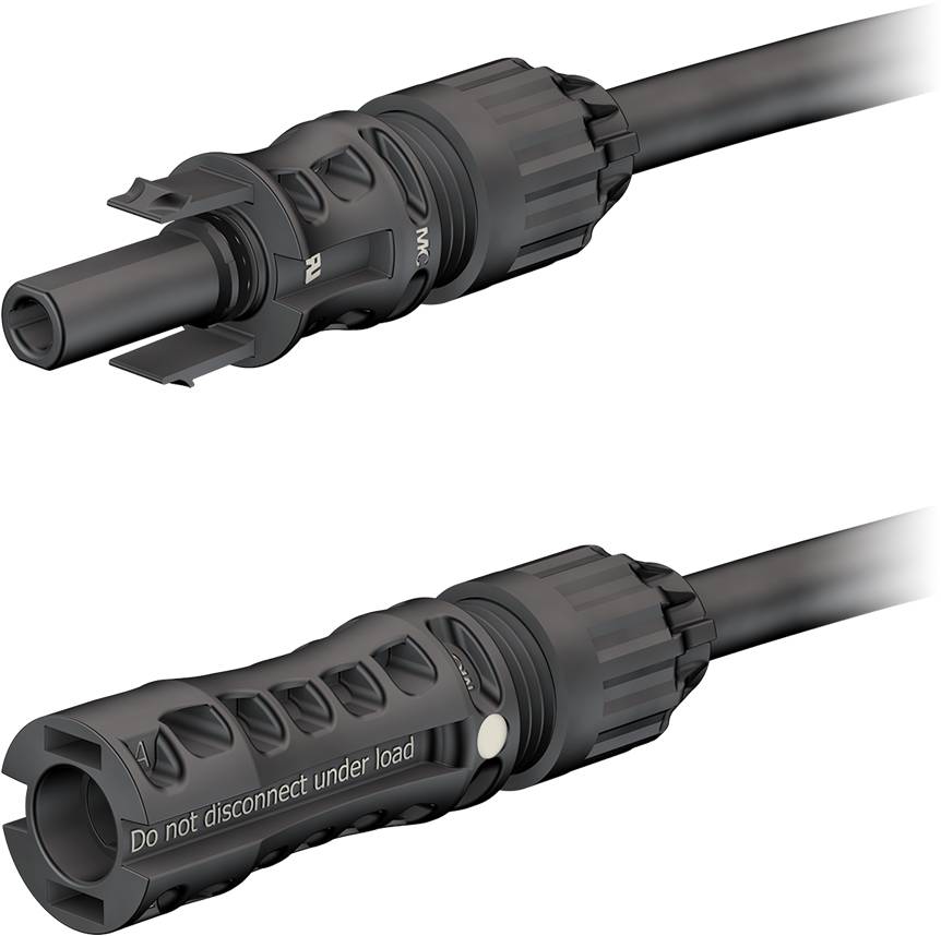 2,5-6mm² Kabelverbindung Buchse Kupplung mit Crimpzange Solarstecker Stecker