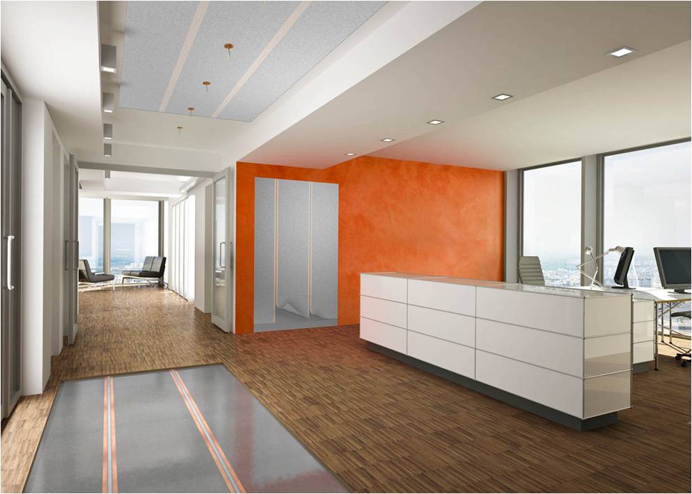 Heizfolien können so individuell an Wand, Decke und Fußboden als Elektro-Flächenheizung eingesetzt werden. (Grafik: Frenzelit GmbH)