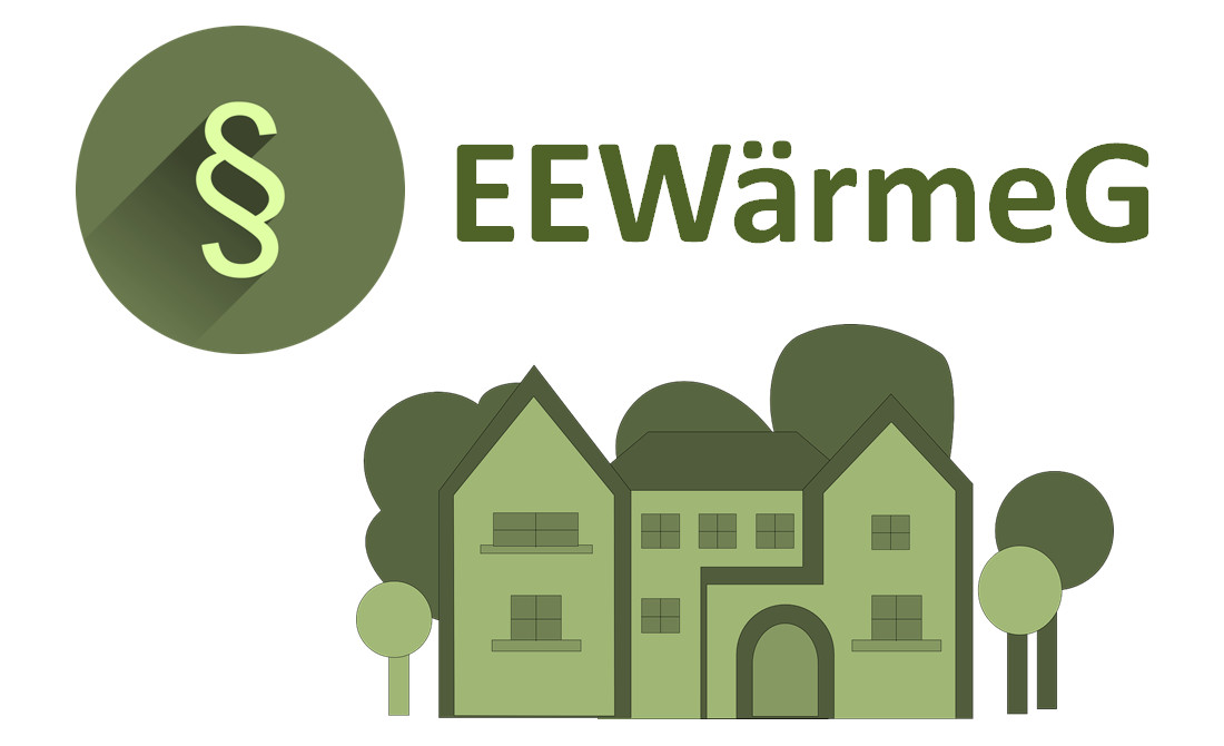 Für Neubauten galt seit dem 1. Januar 2009 das Erneuerbare-Energien-Wärmegesetz. Abgelöst wurde das EEWärmeG am 1. November 2020 vom Gebäudeenergiegesetz (GEG). (Grafik: energie-experten.org)