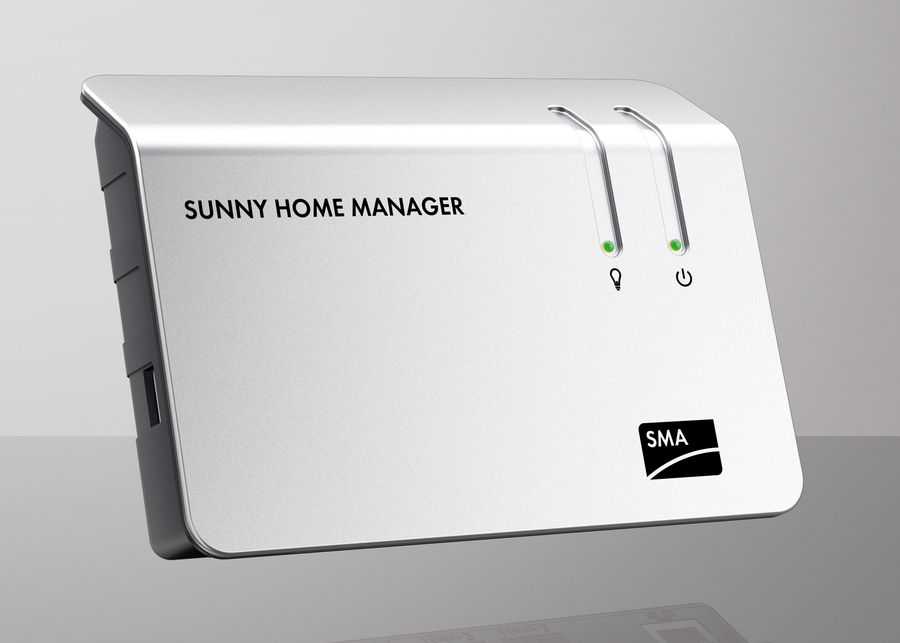 Der Sunny Home Manager misst alle relevanten Energieflüsse im Haushalt und gibt individuelle Handlungsempfehlungen, wann Solarstrom am besten selbst zum Eigenverbrauch genutzt werden sollte. (Foto: SMA Solar Technology AG)