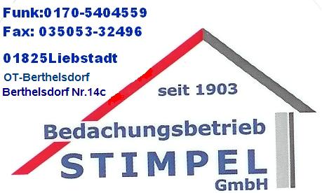 Headerbild Bedachungsbetrieb Stimpel GmbH