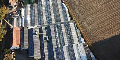 Hier sehen Sie die Solaranlage von Bock Bio Science in Bremen 