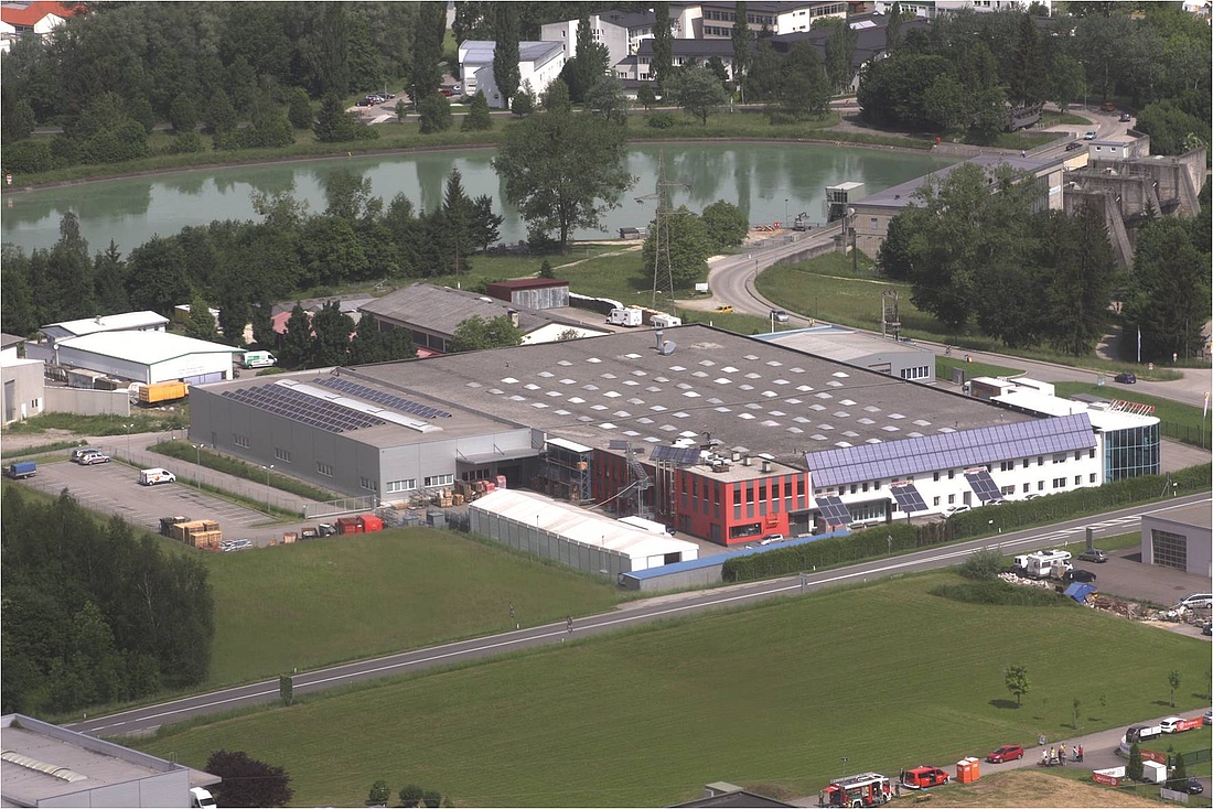 Blick auf die Solarfocus-Produktion in St. Ulrich bei Steyr (Foto: SOLARFOCUS GmbH)