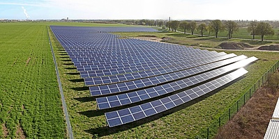 Hier sehen Sie den Solarpark Metelsdorf