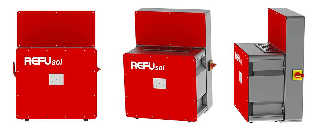 Der Stringwechselrichter REFUsol 100K kann an jede beliebige Netzspannung zwischen 380 und 480 VAC angeschlossen werden und bietet eine Leistung zwischen 83 und 100 kVA. (Fotos: REFU Elektronik GmbH)