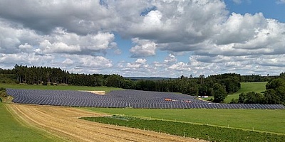 Hier sehen Sie den Solarpark in Leibertingen