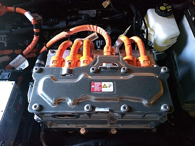 Hier sehen Sie ein Foto der Batterie eines E-Autos von VW