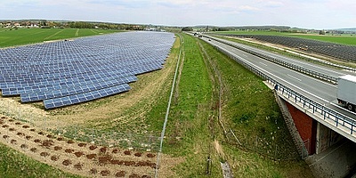 Hier sehen Sie den Solarpark Cremlingen