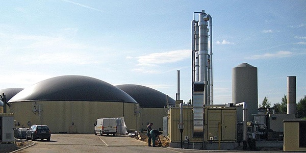 Hier sehen Sie die Biogas-Anlage in Schoepstal