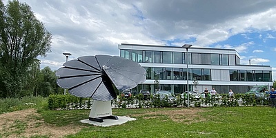 Hier sehen Sie die Smart-Flower auf dem Campus Lemgo in Dortmund