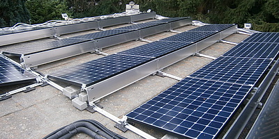 Hier sehen Sie die Aufdach-Solaranlage in Fürth