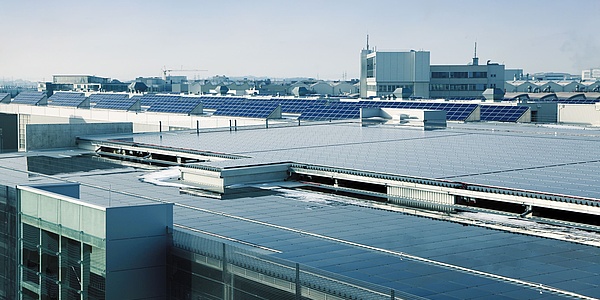 Hier sehen Sie die Solaranlage von Audi in Ingolstadt