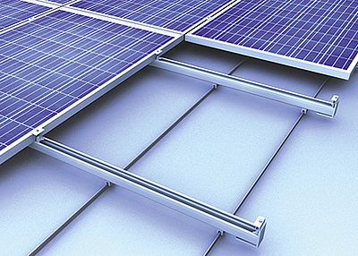 Spezielles Photovoltaik-Montage-System für Blechfalzdächer von BayWa (Grafik: BayWa r.e. Solar Energy Systems GmbH)