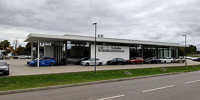 Hier sehen Sie das Autohaus Scheller in Ludwigshafen