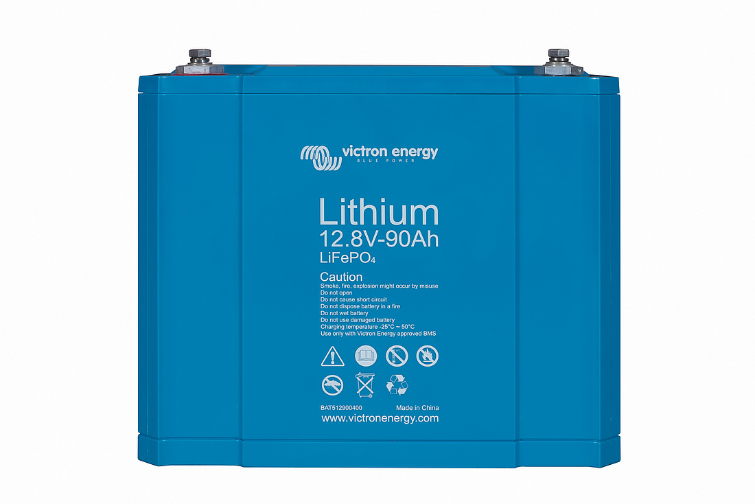 12,8 Volt Lithium-Eisenphosphat-Batterien (Foto: Victron Energy)
