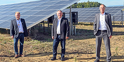 Einweihung Solarpark Maßbach (Quelle: EnBW/ Uli Deck)