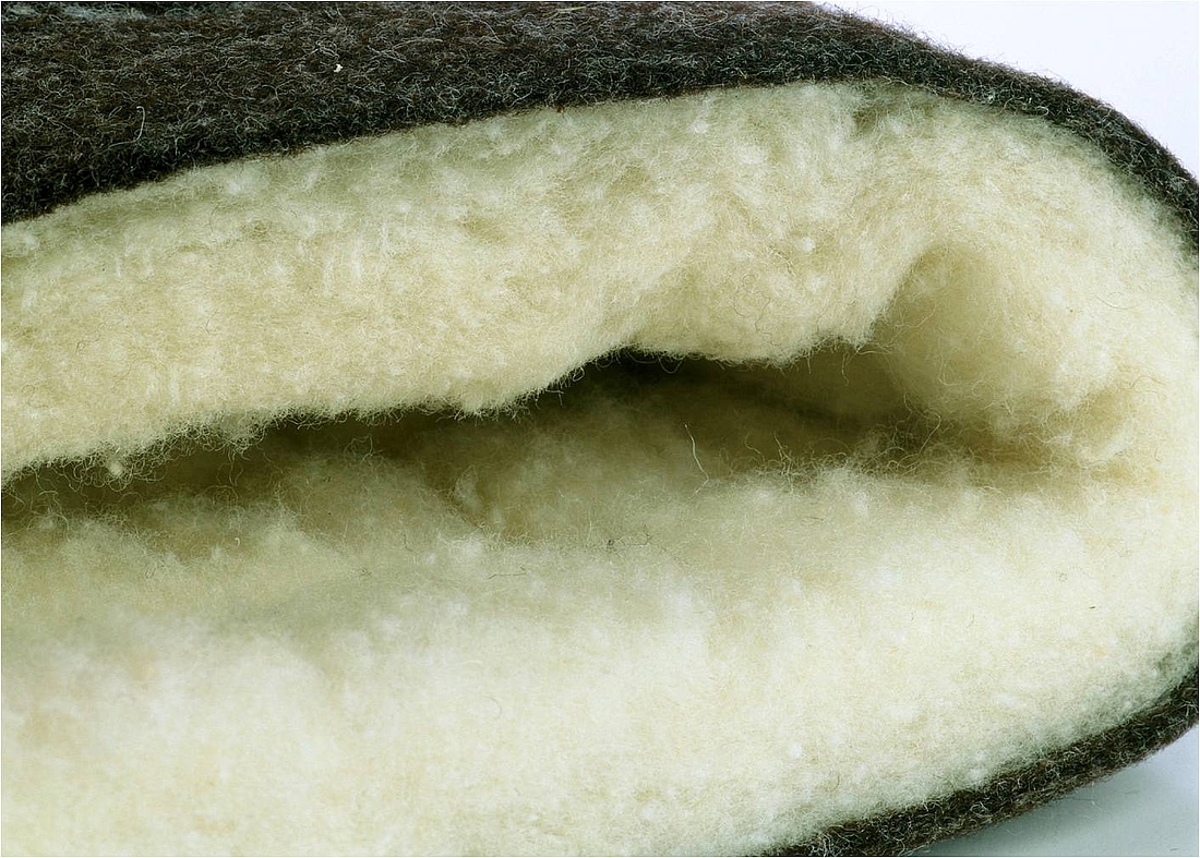 Dämmstoffe aus Schafwolle bestehen aus Schafschurwolle und sind der einzige Naturdämmstoff aus tierischen Fasern. (Foto: Fachagentur Nachwachsende Rohstoffe e.V. (FNR))