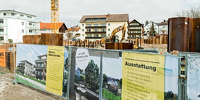 Das Bild zeigt einen Teil der Baustelle (Foto: Simon Ledermann / Design Fotografie Bad Wörishofen)
