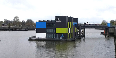 Hier sehen Sie das IBA Dock in Hamburg-Rothenburgsort
