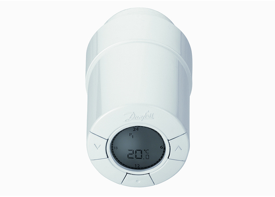 Smartes Living Connect-Thermostat für Heizkörper von Danfoss (Foto: Danfoss GmbH)