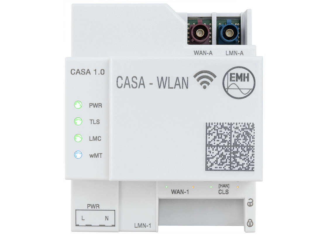 Das EMH metering Gateway „CASA“ soll im Herbst 2019 eine Zertifizierung vom BSI erhalten. Das Smart Meter Gateway von EMH metering wäre dann das zweite vom BSI zertifizierte Gateway. (Foto: EMH metering GmbH & Co. KG / möller pr)