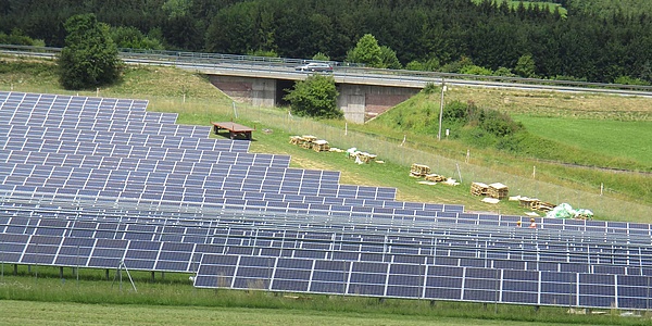Hier sehen Sie den Solarpark Unadingen