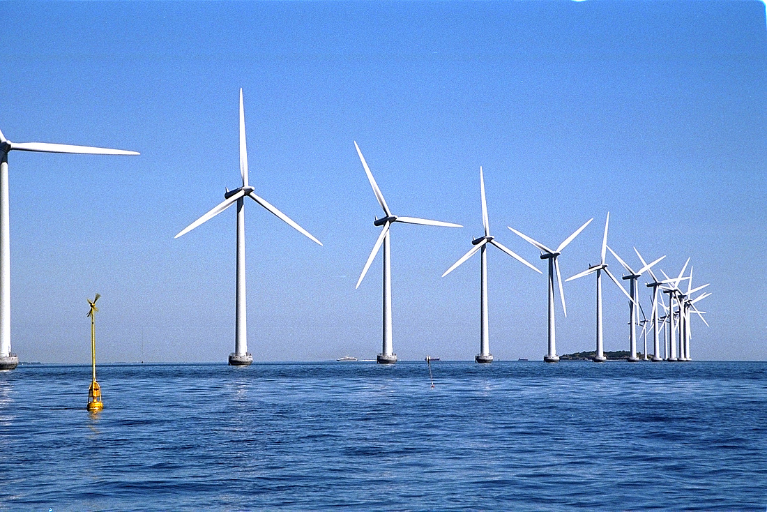 Windpark in der Ostsee vor der dänischen Küste (Foto: Bundesverband Windenergie / Christian Hinsch)