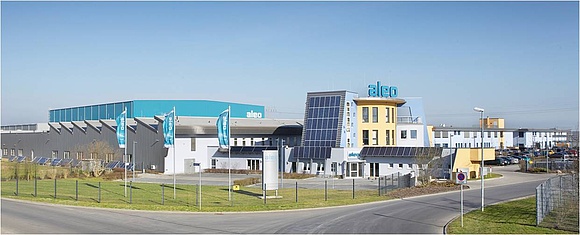 Werk von aleo solar in Prenzlau (Foto: aleo solar GmbH)