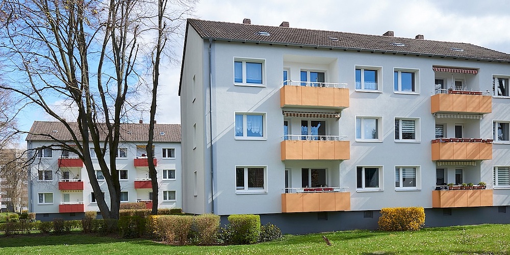 Das Bild zeigt ein Wohnhaus in Hannover