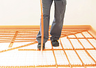 Variotherm-Fußbodenheizung (Naßestrich) (Foto: Variotherm)