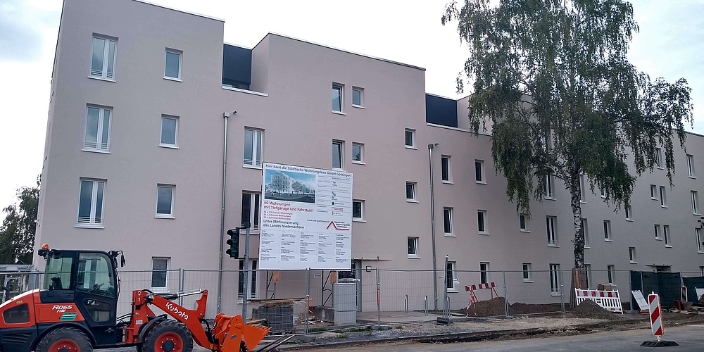 Hier sehen Sie das Mehrfamilienhaus in der Hannoverschen Straße in Goettingen