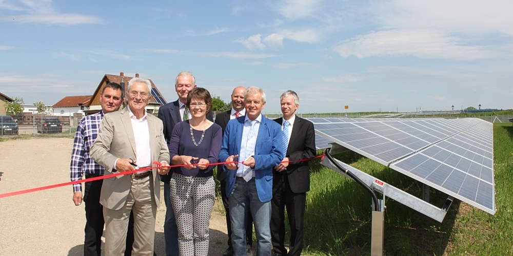 Hier sehen Sie die Eröffnung des Solarparks in Cremlingen