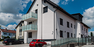 Wärmepumpe im Mehrfamilienhaus in Ellhofen (Foto: Bundesverband Wärmepumpe)