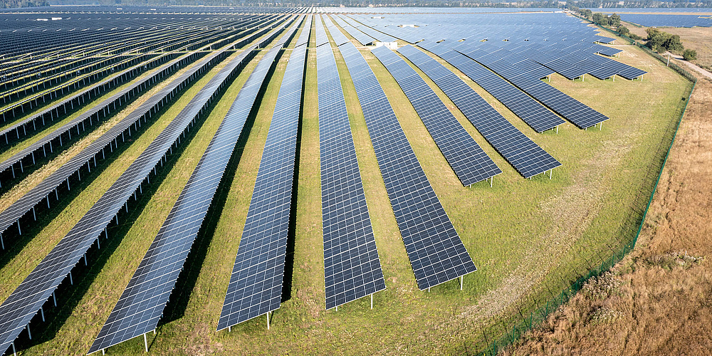 Solarpark Weesow-Willmerdorf (Quelle: EnBW/ Fotograf: Paul Langrock)