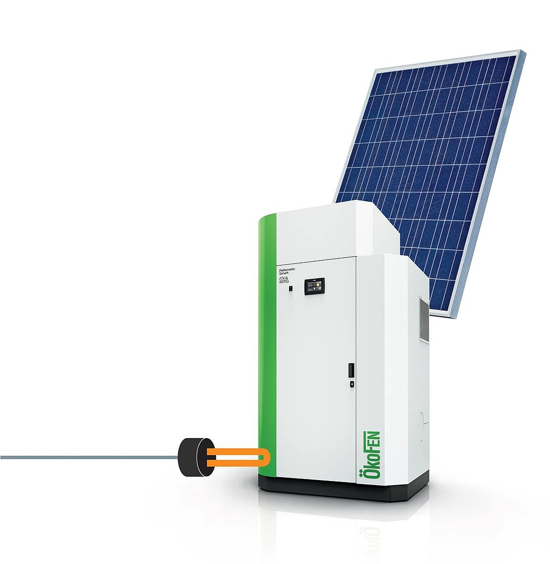 Hybride Pellet-Solarstrom-Heizung Pellematic Smart PV (Foto: ÖkoFEN, Mickhausen)