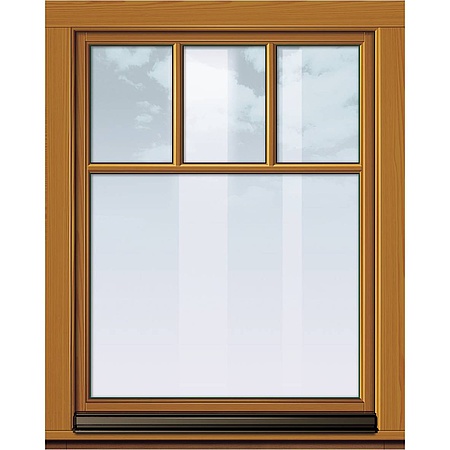 Holzfenster mit Sprossen oben (Foto: Bayerwald - Fenster Haustüren GmbH)