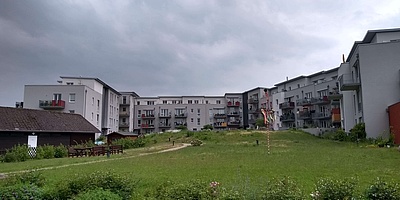 Das Bild zeigt einen Teil des Ratzeburger Wohnprojekts "Alte Meierei".