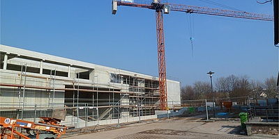Hier sehen Sie den Neubau der FH Erfurt