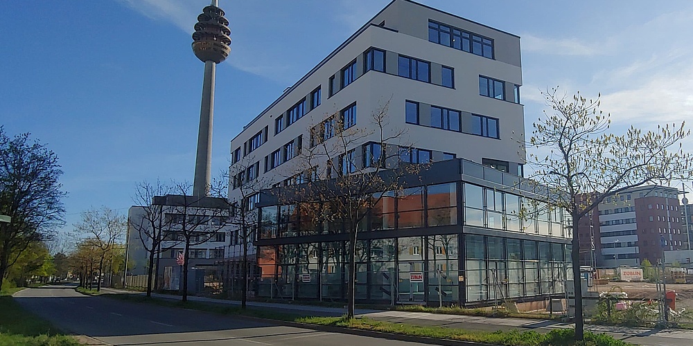Das Bild zeigt das Verwaltungsgebäude des Hansaparks.