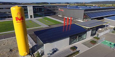 Hier sehen Sie die Green Factory 2.0 der Alois Mueller GmbH in Ungerhausen