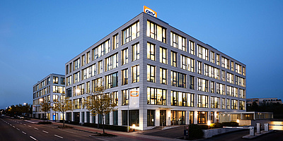 Hier sehen Sie den Neubau des DKV Büros in Ratingen