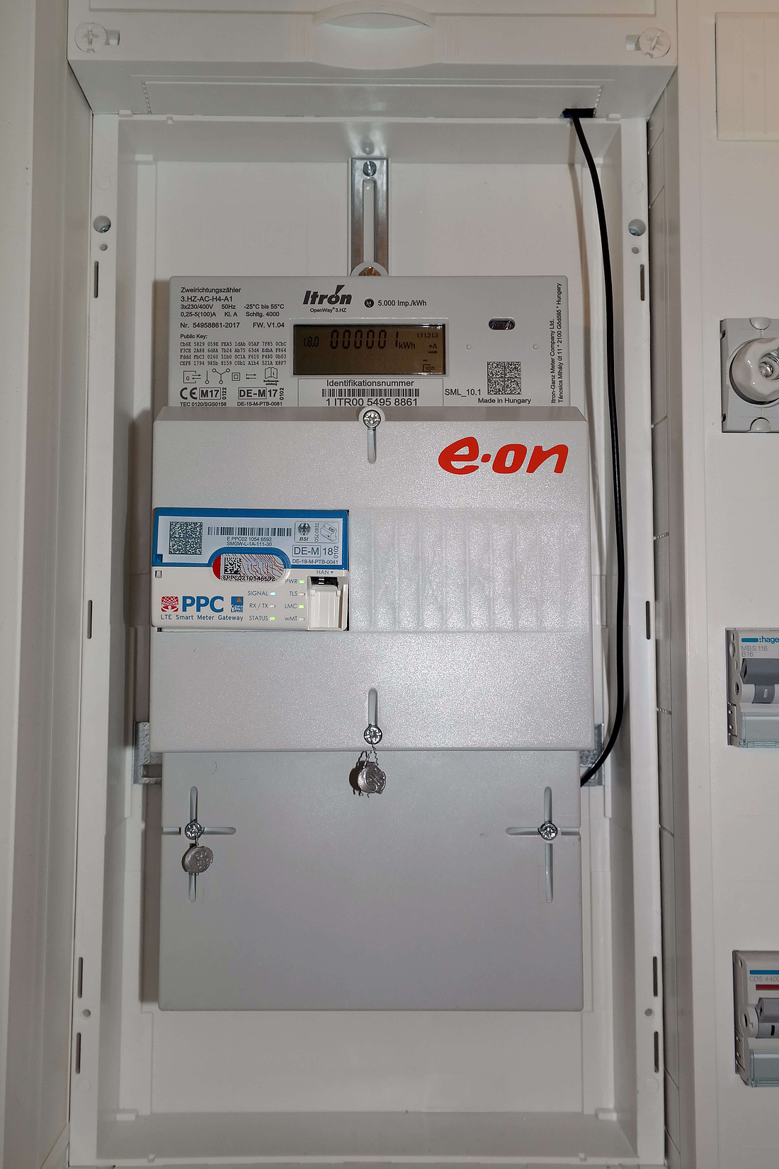 E.ON hat im Dezember 2018 als erstes Unternehmen einen Smart Meter mit zertifiziertem Gateway von PPC installiert. (Foto: E.ON Energie Deutschland GmbH)