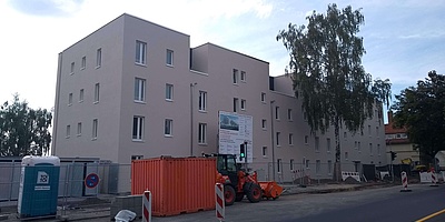Hier sehen Sie das Mehrfamilienhaus in der Hannoverschen Straße in Goettingen