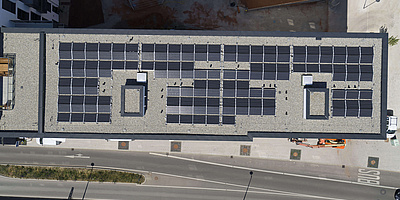 Luftbilder des Klimaquartiers Neue Weststadt in Esslingen (Foto-Quelle: Maximilian Kamps, Agentur Blumberg GmbH)