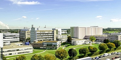 Das Bild zeigt den Grünenthal Headquarter Campus in Aachen